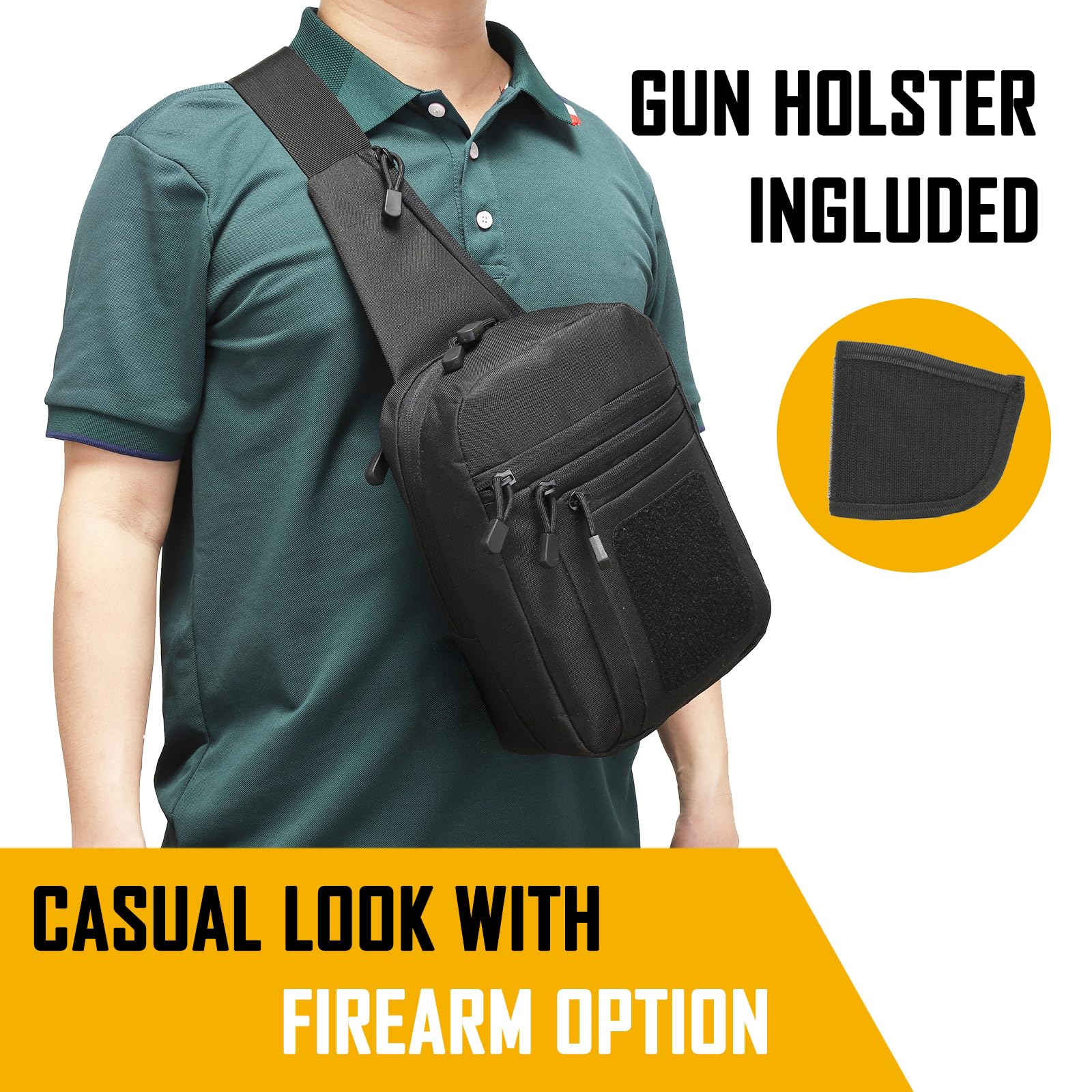 Concealed Carry Crossbody Bag  - Edc Carry Bag For Men review and price
