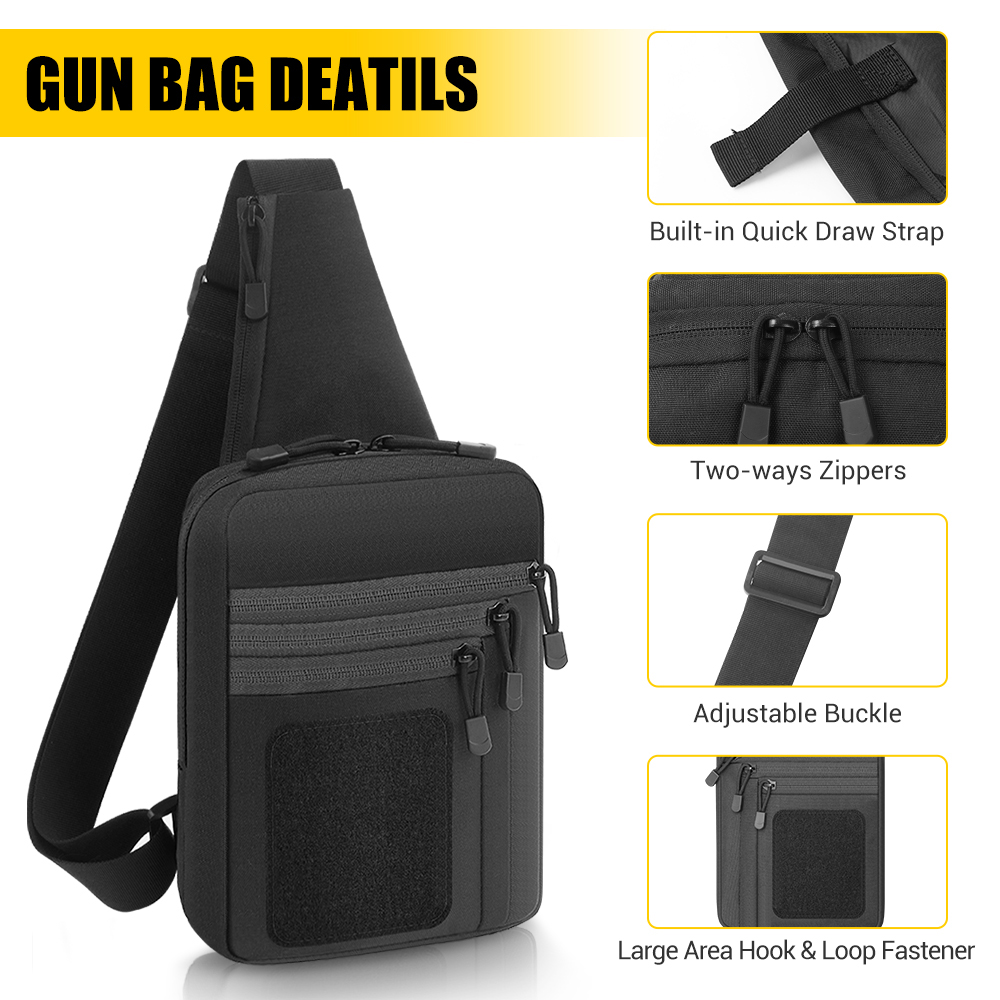 Tactical Pistol Gun Bag Concea - Edc Concealed Carry Bag review and price