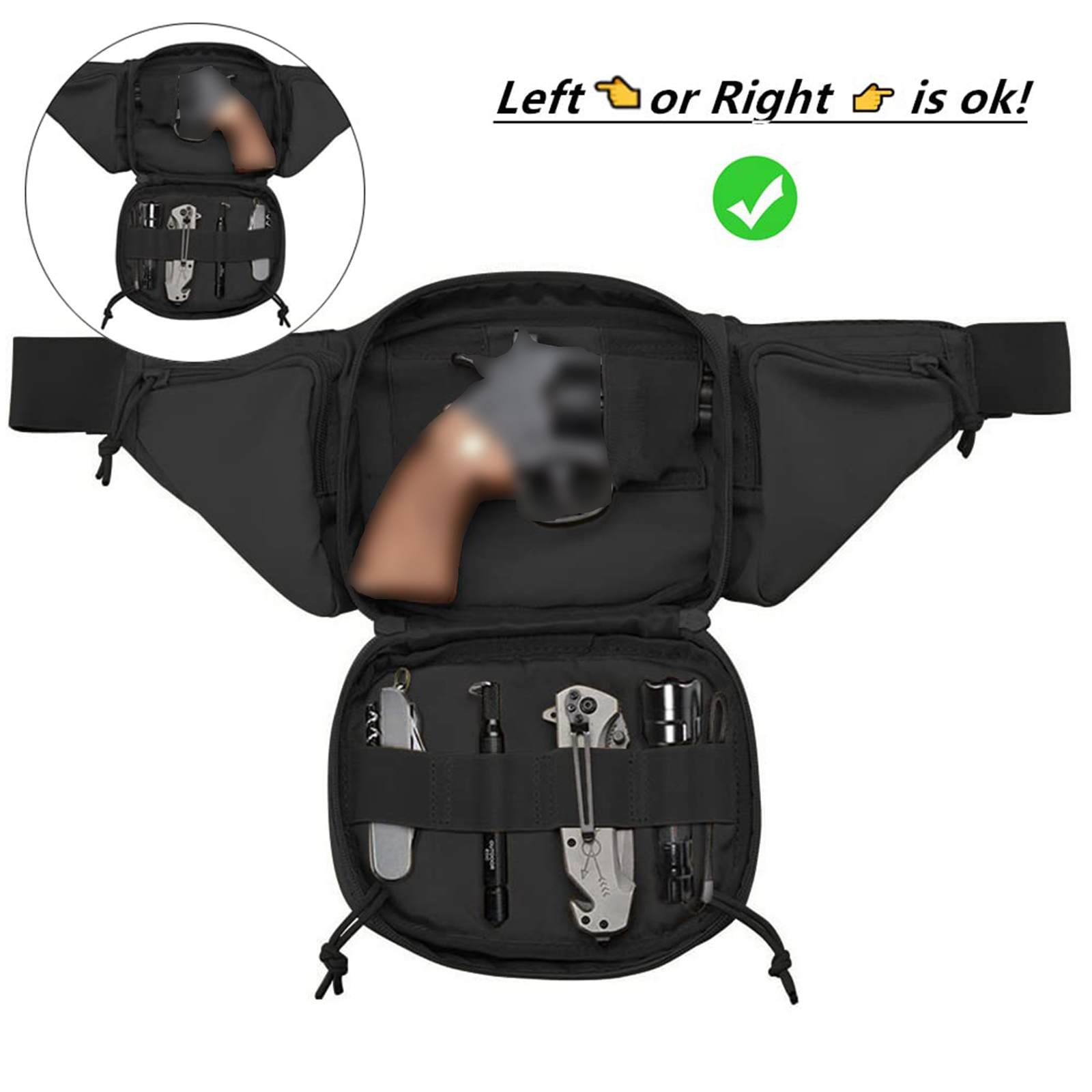 Tactical Fanny Pack Gun Holste - Edc Concealed Carry Holster review and price