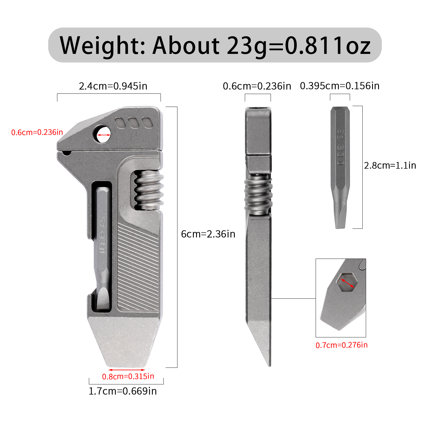 Titanium Alloy Mini EDC Multi  - Edc Gear Every Day Carry review and price